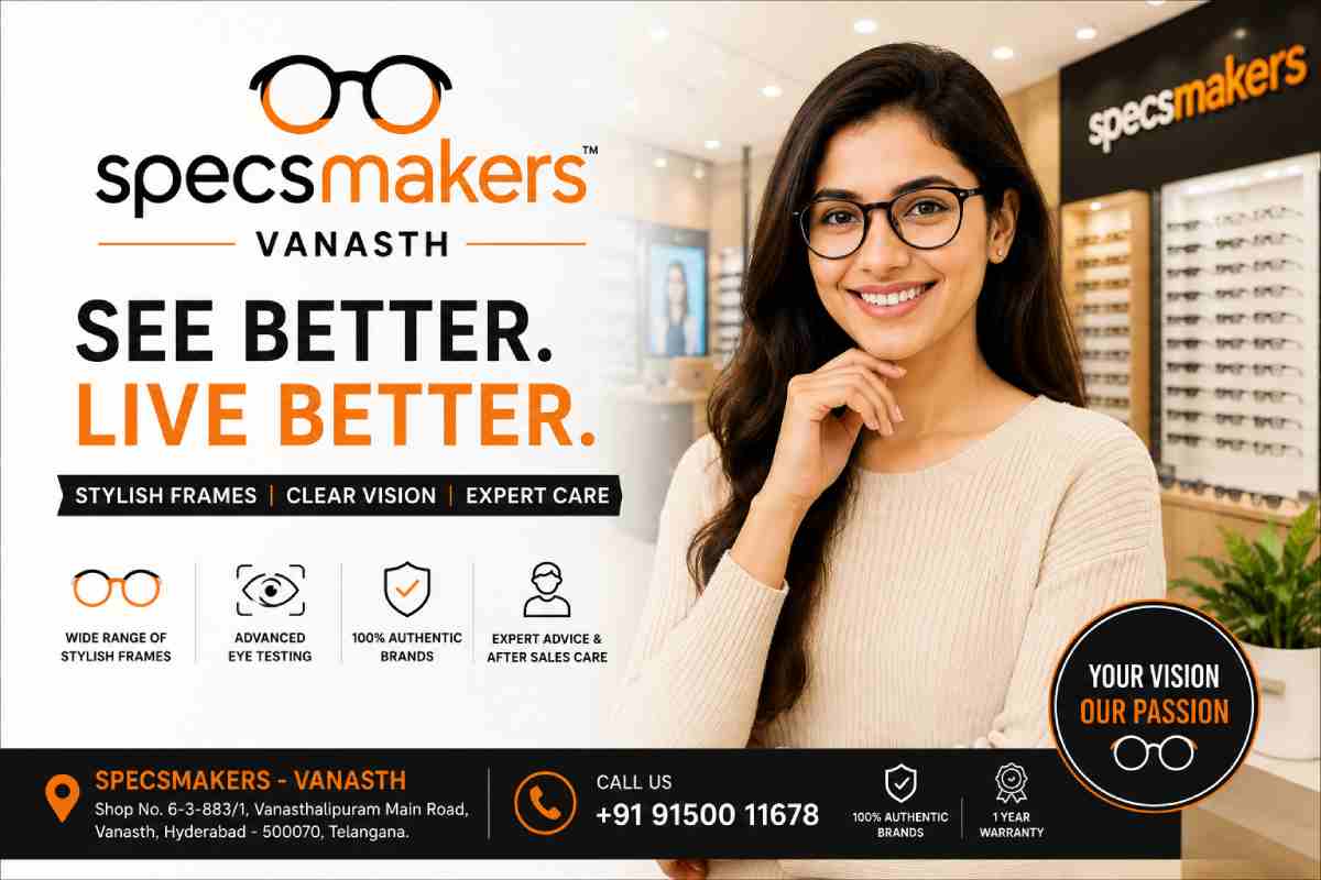 Specsmakers optical store Vanasthalipuram Hyderabad