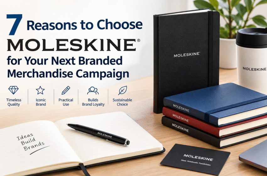  7 Reasons to Choose Moleskine for Your Next Branded Merchandise Campaign