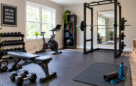 Bright Organized Home Gym