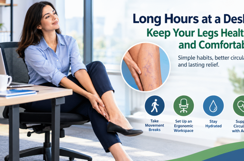  How to Maintain Leg Comfort When Your Workday Involves Long Periods of Sitting