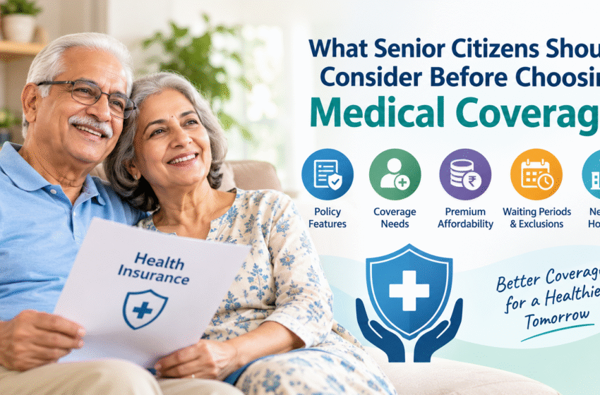  What Senior Citizens Should Consider Before Choosing Medical Coverage?